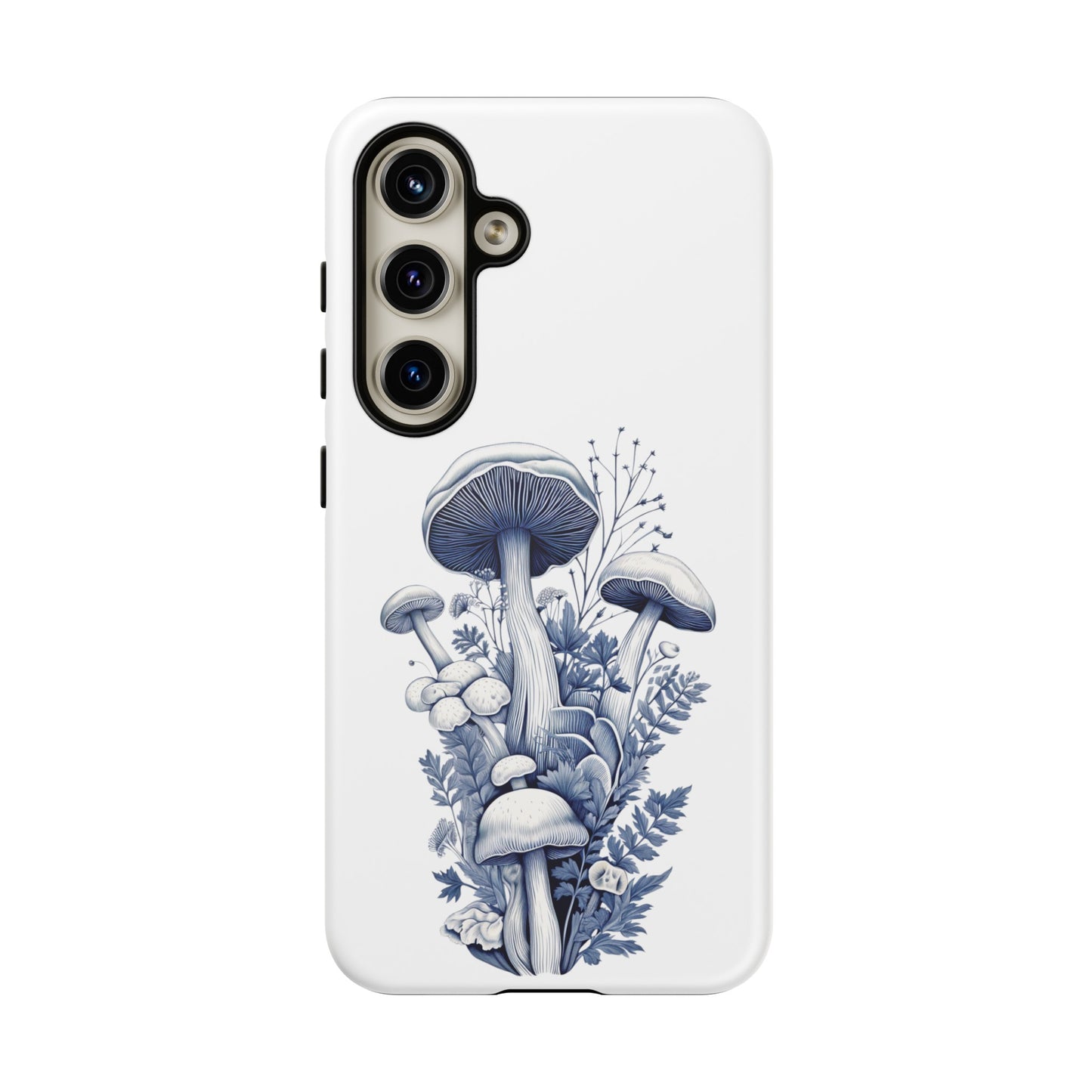 Blue Mushrooms | Tough Phone Case