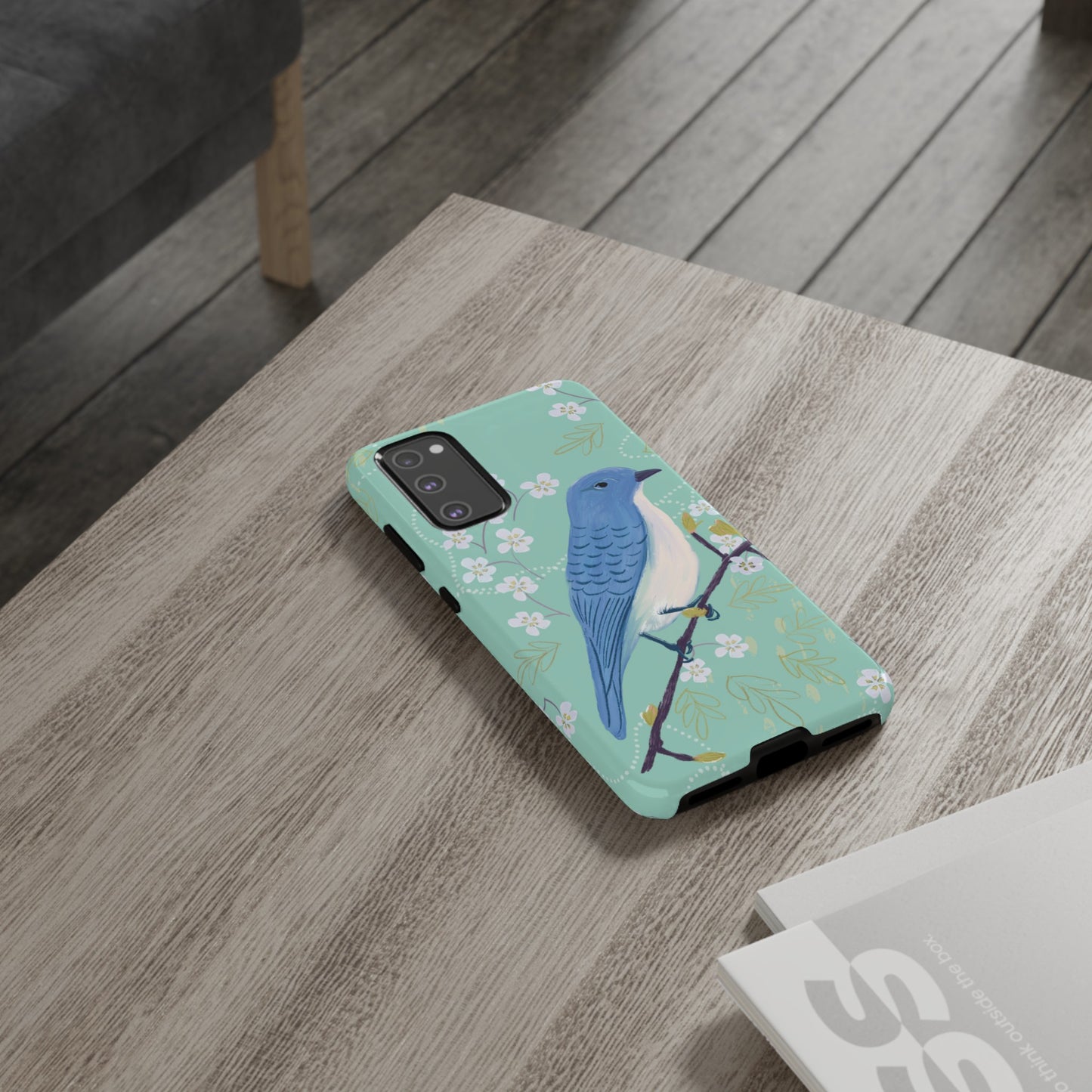 Bird of Blue | Tough Phone Case