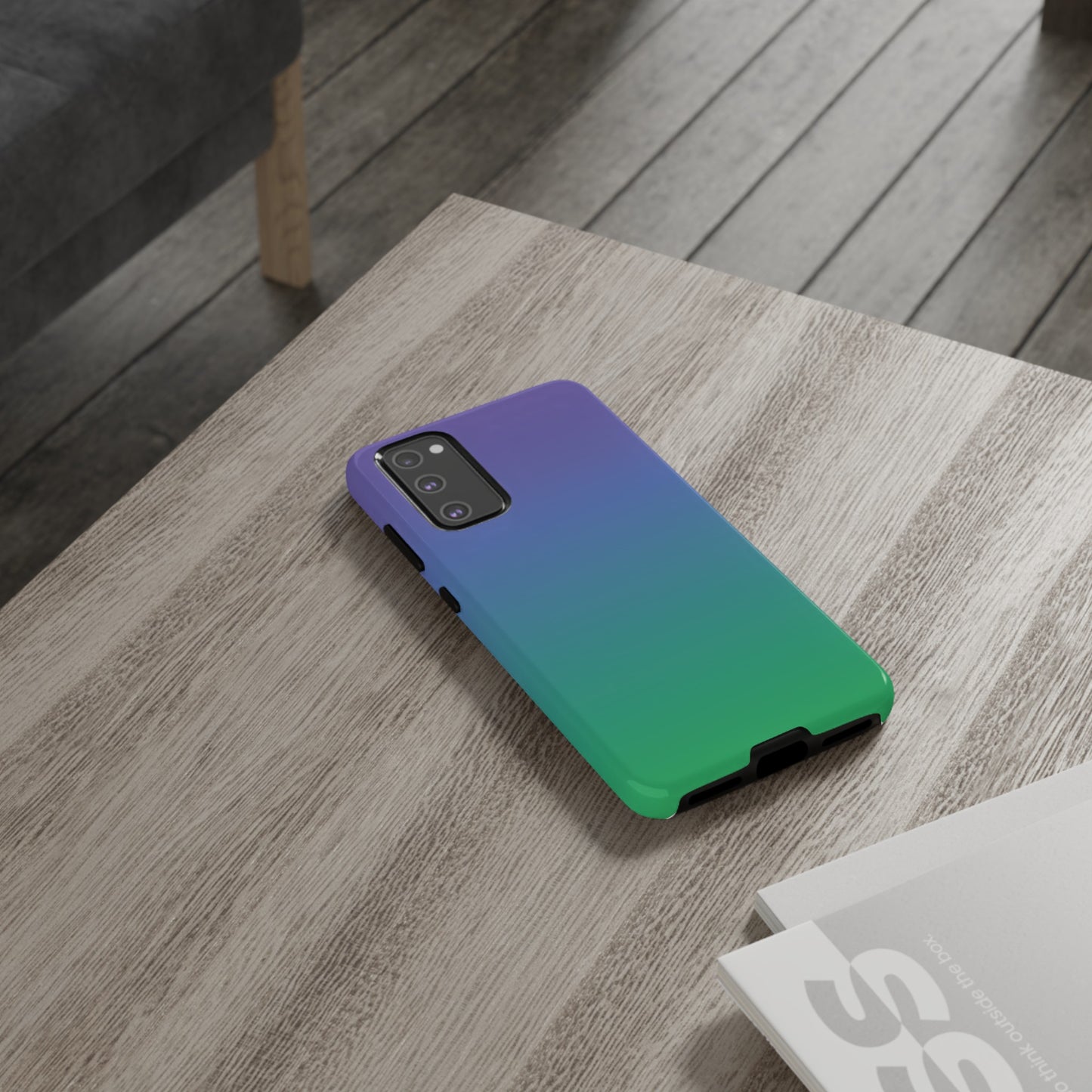 Purple to Green | Tough Phone Case