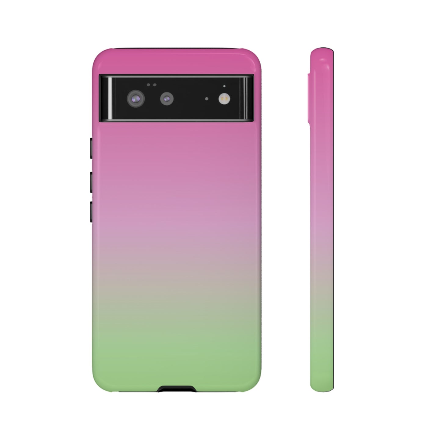 Pink to Green | Tough Phone Case