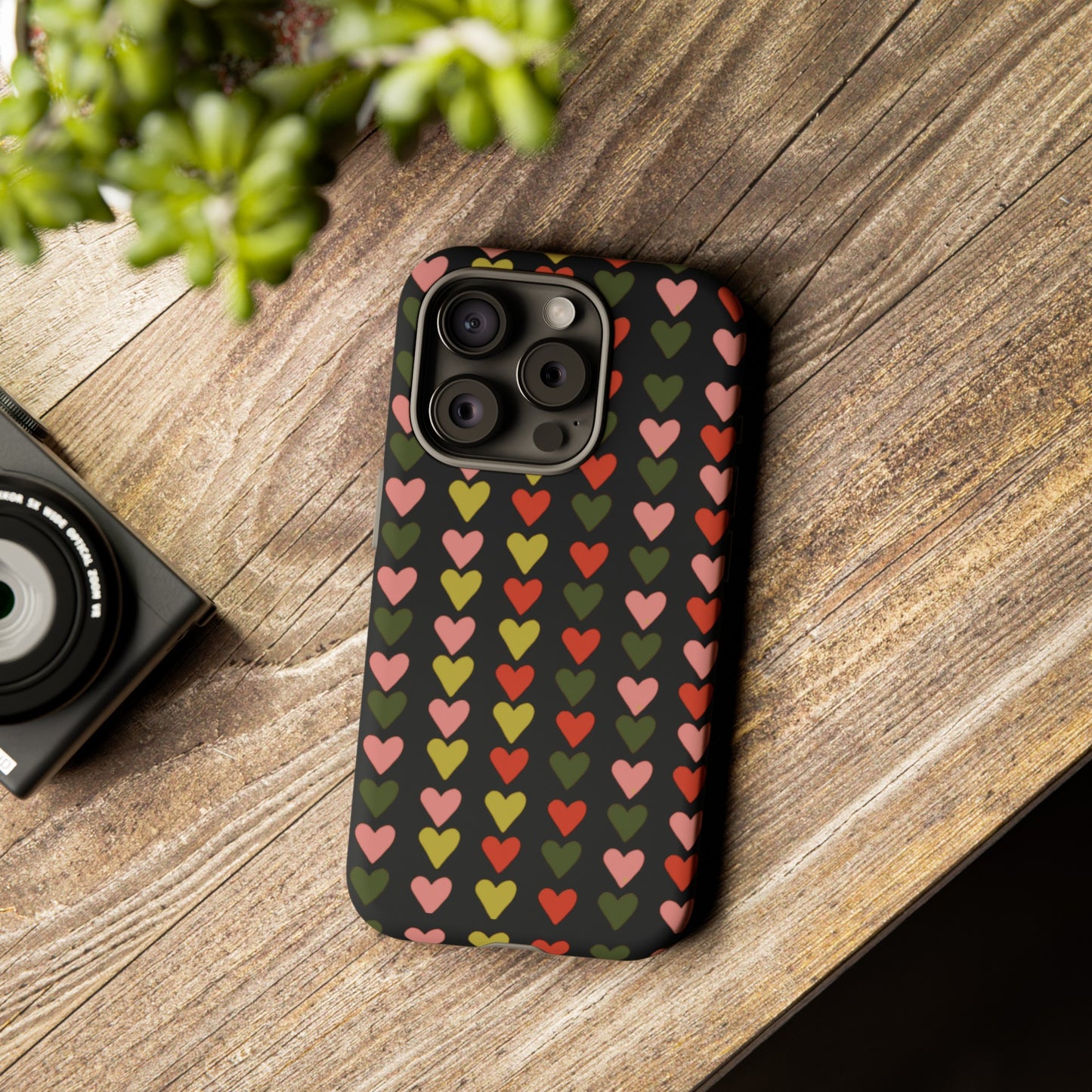 All You Need is ❤️ on Black | Tough Phone Case