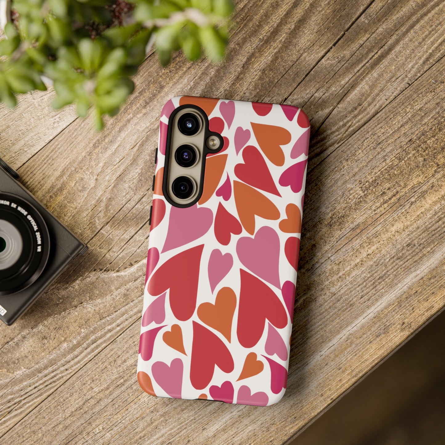 Heart Charmer on White | Tough Phone Case