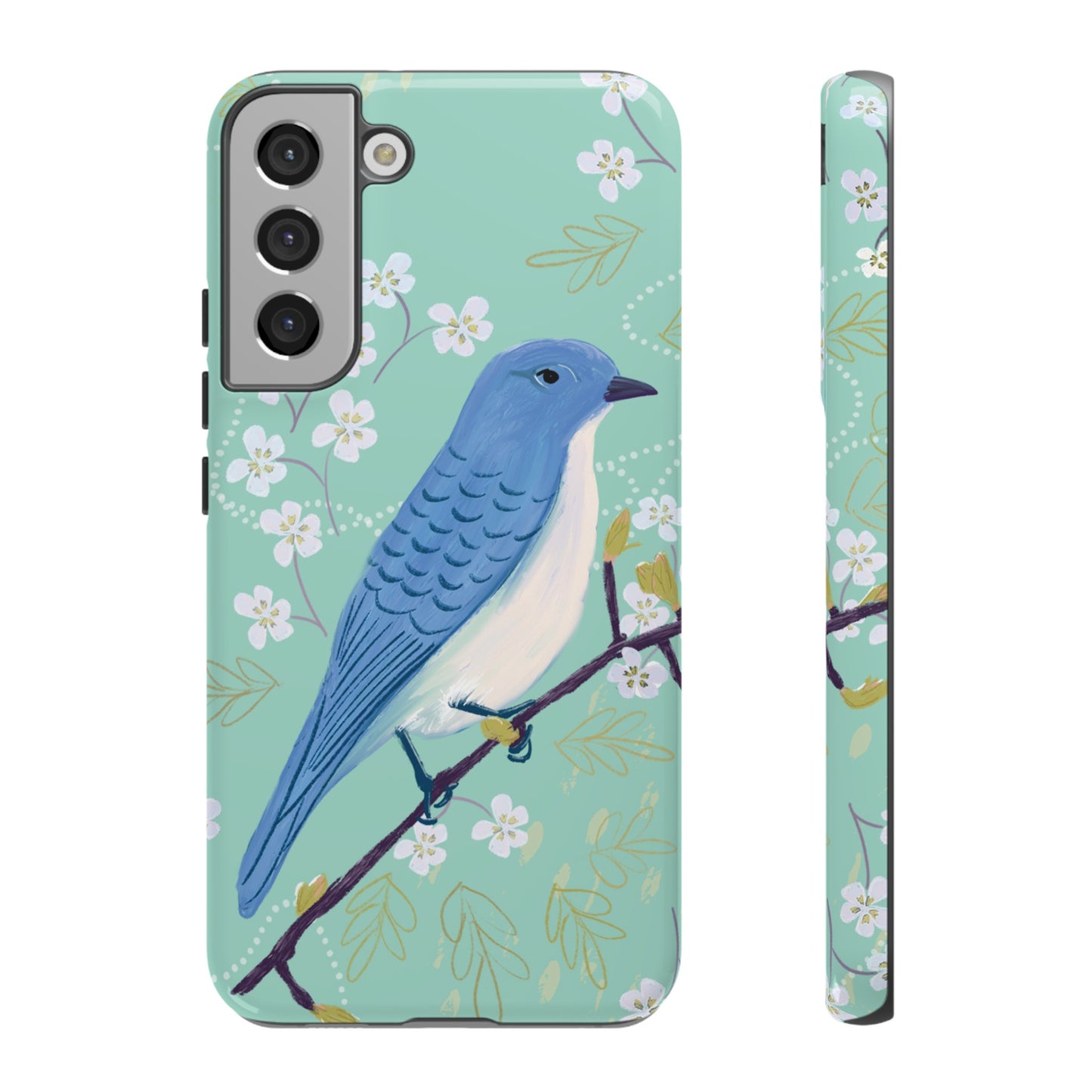 Bird of Blue | Tough Phone Case