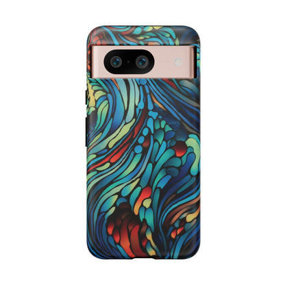 Abstract Blues Tough Phone Case