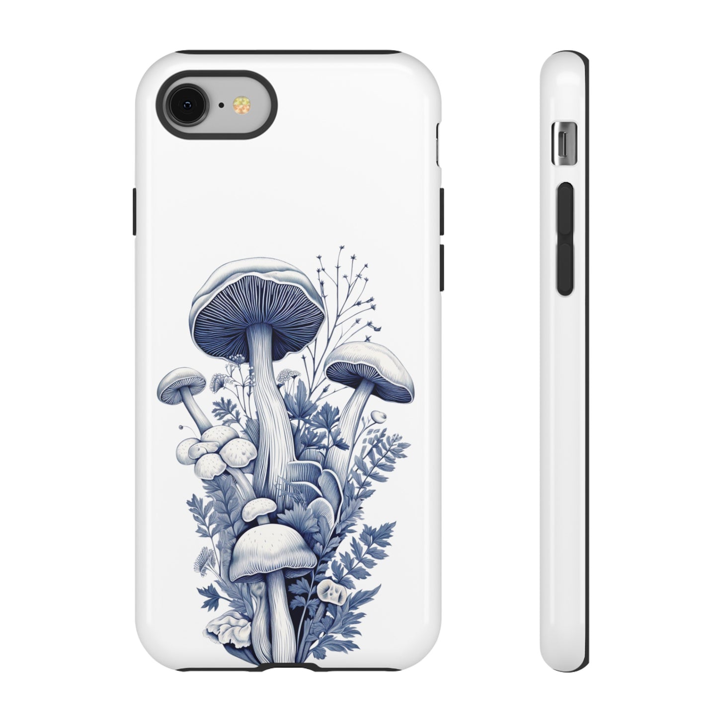 Blue Mushrooms | Tough Phone Case