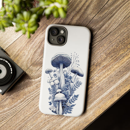 Blue Mushrooms | Tough Phone Case