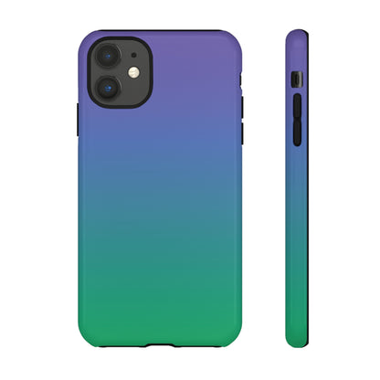 Purple to Green | Tough Phone Case