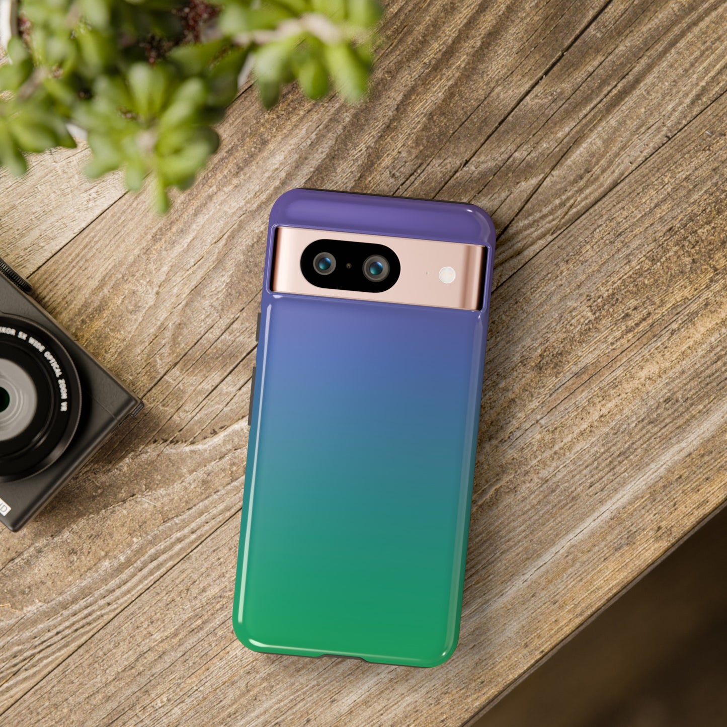 Purple to Green | Tough Phone Case