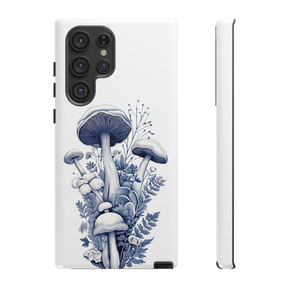 Blue Mushrooms | Tough Phone Case