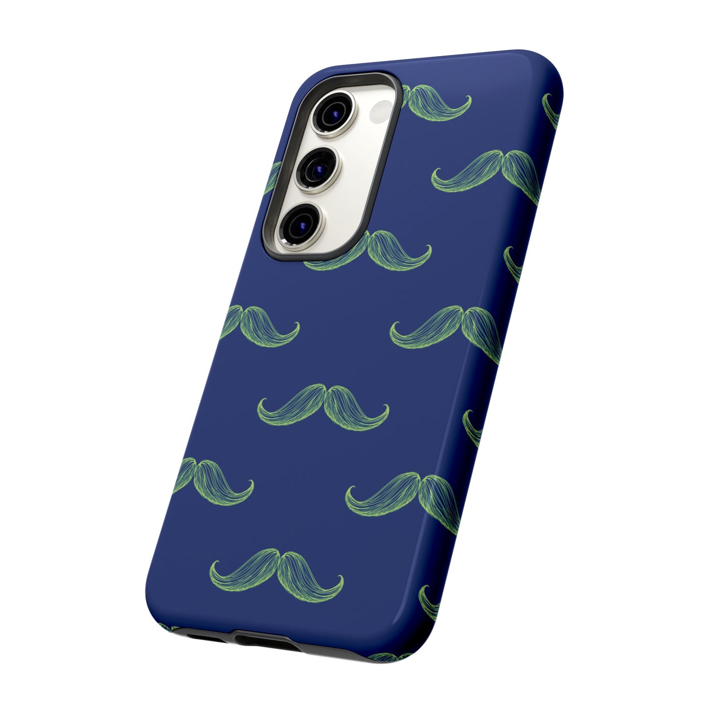 Blue 'Stache Tough Phone Case