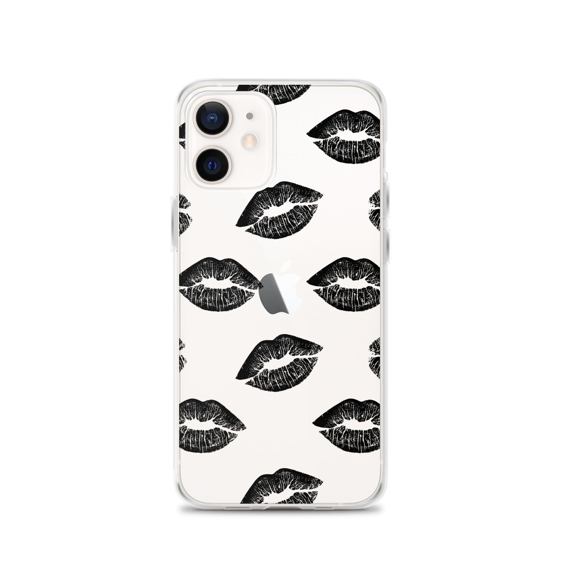 Lips in Black | Clear iPhone® Case 