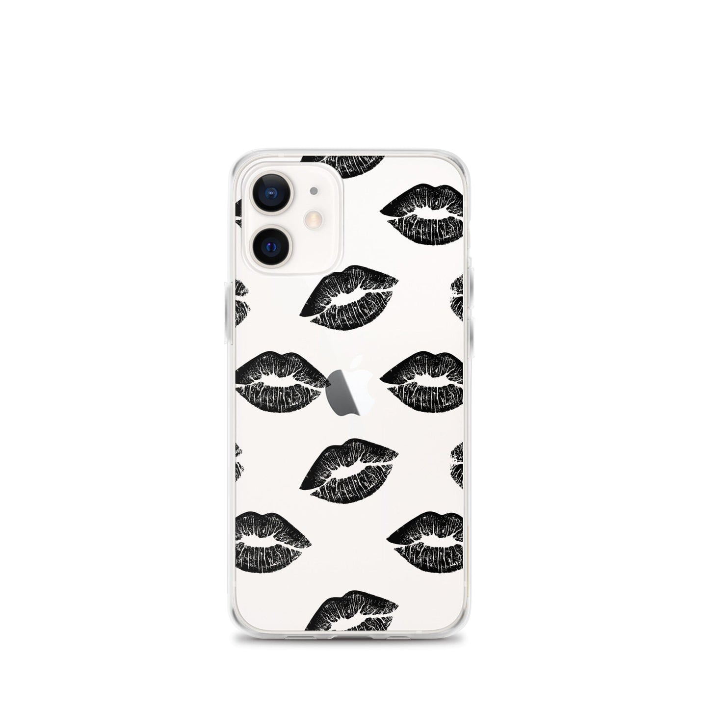 Lips in Black | Clear iPhone® Case 