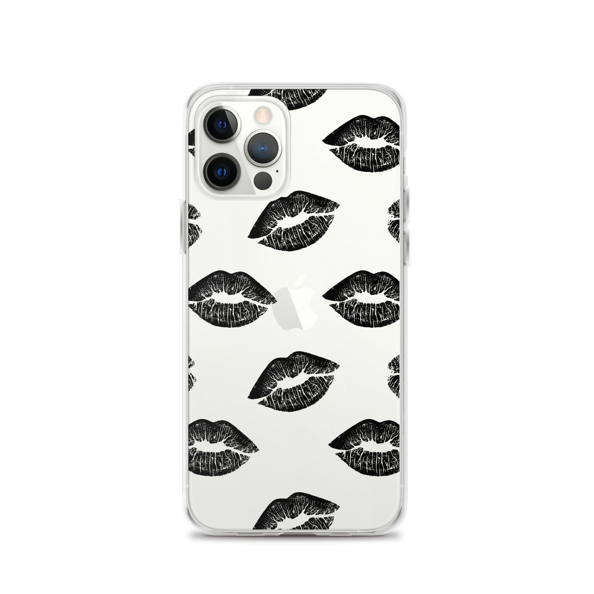 Lips in Black | Clear iPhone® Case 