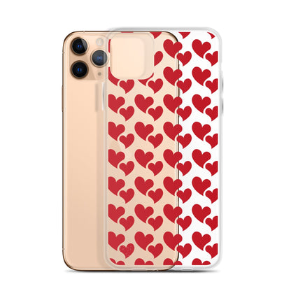 Two Hearts | Clear iPhone® Case Phone Case