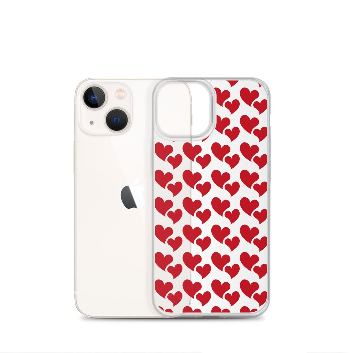 Two Hearts | Clear iPhone® Case Phone Case