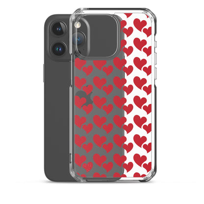 Two Hearts | Clear iPhone® Case Phone Case