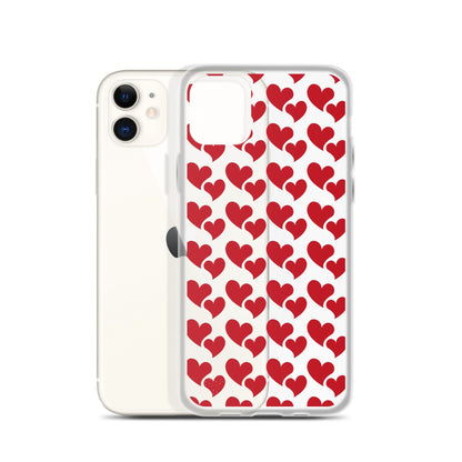 Two Hearts | Clear iPhone® Case Phone Case