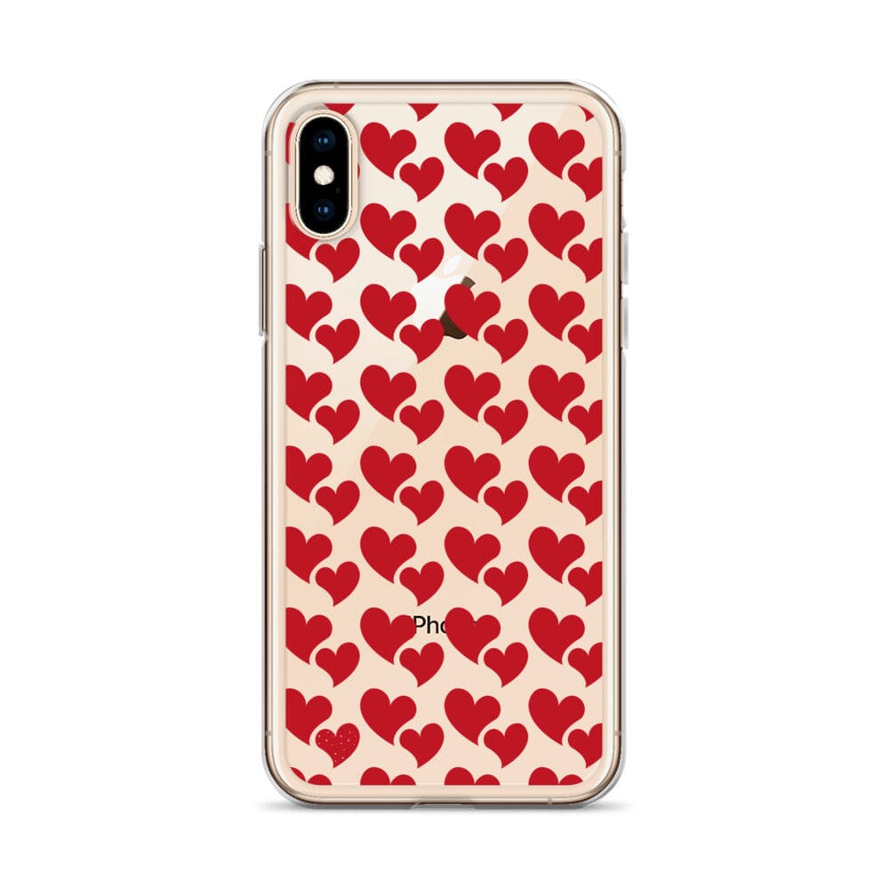 Two Hearts | Clear iPhone® Case Phone Case