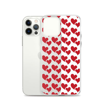 Two Hearts | Clear iPhone® Case Phone Case