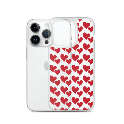 Two Hearts | Clear iPhone® Case Phone Case