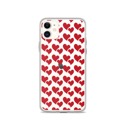 Two Hearts | Clear iPhone® Case Phone Case