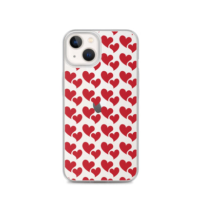 Two Hearts | Clear iPhone® Case Phone Case